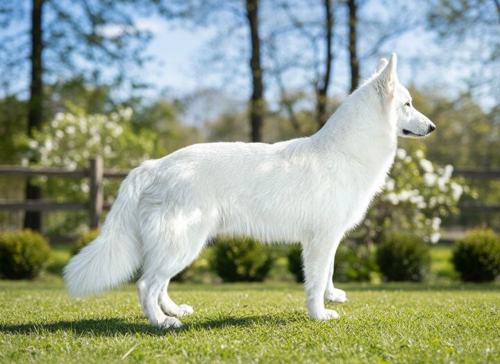 Ronin White Swiss Shepherd